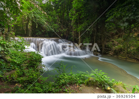 Erawan waterfall at Kanchanaburi  Thailand 36926504