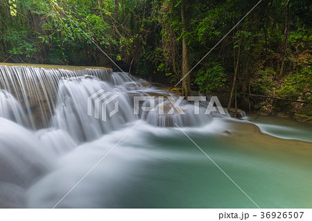 Erawan waterfall at Kanchanaburi  Thailand 36926507