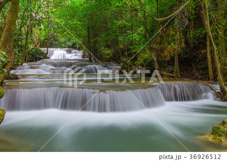 Erawan waterfall at Kanchanaburi  Thailand 36926512