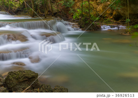 Erawan waterfall at Kanchanaburi  Thailand 36926513