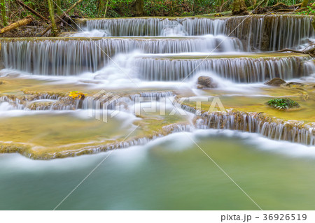 Erawan waterfall at Kanchanaburi  Thailand 36926519