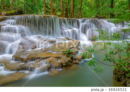 Erawan waterfall at Kanchanaburi  Thailand 36926522
