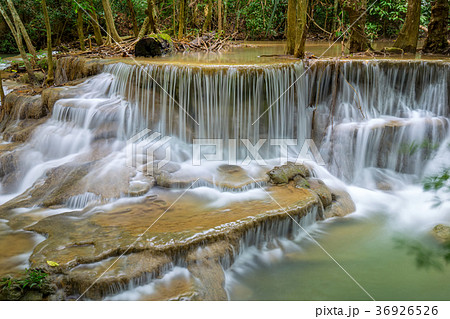 Erawan waterfall at Kanchanaburi  Thailand 36926526