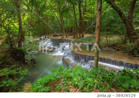 Erawan waterfall at Kanchanaburi  Thailand 36926529