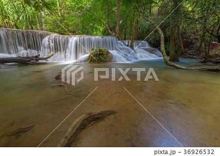 Erawan waterfall at Kanchanaburi Thailand Erawan waterfall at Kanchanaburi Thailand 36926532