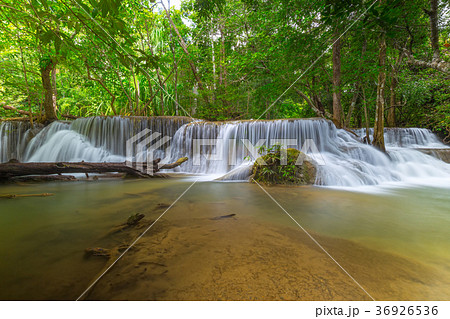 Erawan waterfall at Kanchanaburi  Thailand 36926536