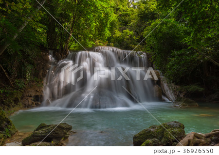 Erawan waterfall at Kanchanaburi  Thailand 36926550