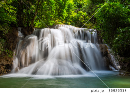 Erawan waterfall at Kanchanaburi  Thailand 36926553