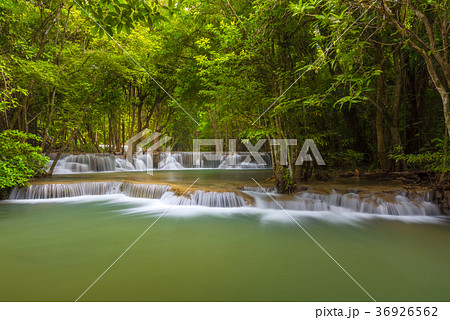 Erawan waterfall at Kanchanaburi  Thailand 36926562