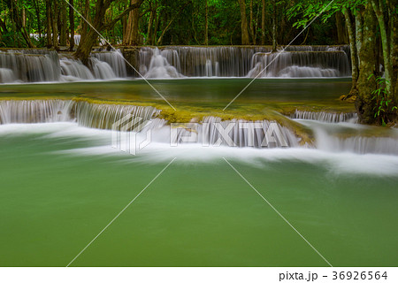 Erawan waterfall at Kanchanaburi  Thailand 36926564