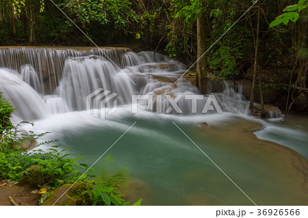 Erawan waterfall at Kanchanaburi  Thailand 36926566