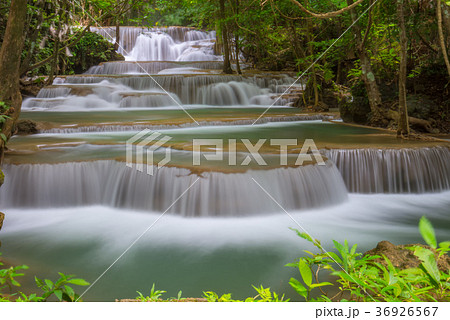 Erawan waterfall at Kanchanaburi  Thailand 36926567