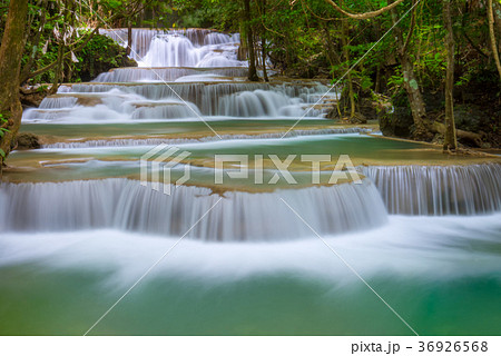Erawan waterfall at Kanchanaburi  Thailand 36926568
