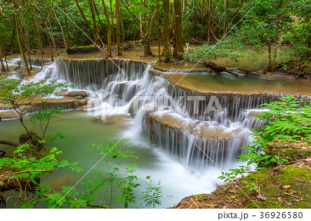 Erawan waterfall at Kanchanaburi  Thailand 36926580