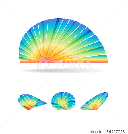 Abstract colorful sign set 36927768