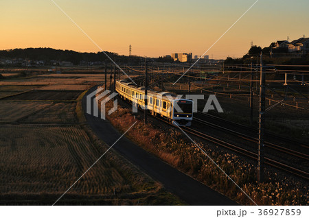 総武本線の鉄道風景 千葉県佐倉市 総武本線の鉄道風景 千葉県佐倉市 36927859