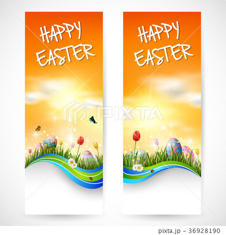 Beautiful nature background with easter egg Beautiful nature background with easter egg 36928190