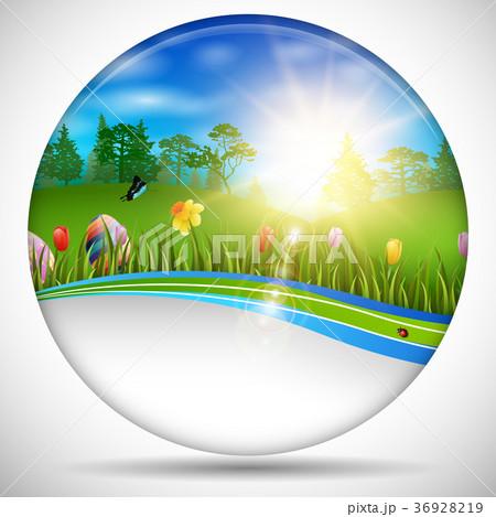 Easter eggs background 36928219