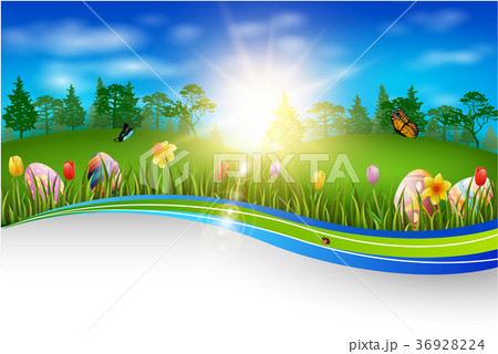Easter eggs background Easter eggs background 36928224
