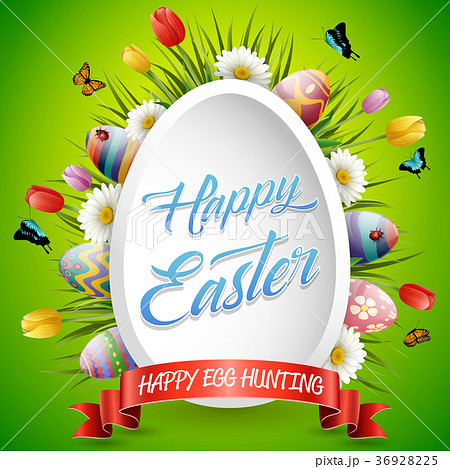 Easter eggs background 36928225