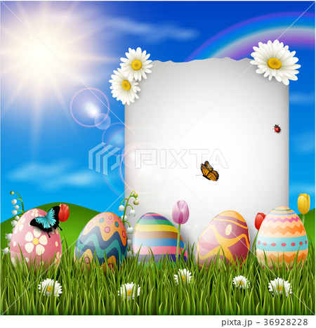 Easter eggs background Easter eggs background 36928228