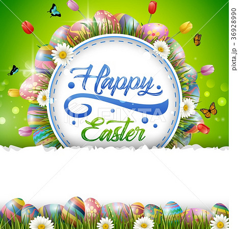 Easter eggs background 36928990