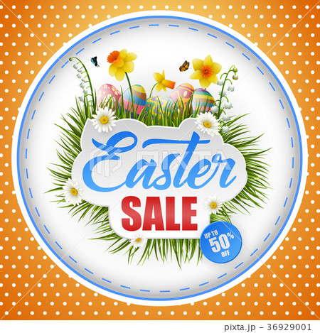Easter eggs background 36929001