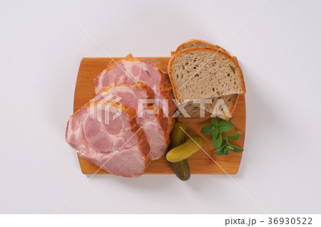 smoked pork neck with bread smoked pork neck with bread 36930522