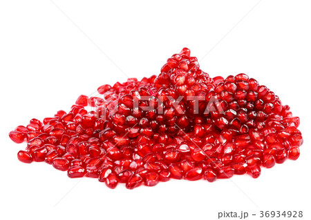 Pomegranate fruit isolated on the white background 36934928