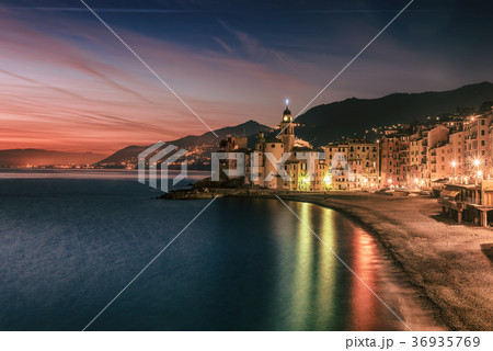 Camogli city at night 36935769