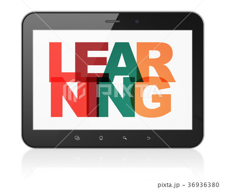 Education concept: Tablet Computer with Learning 36936380
