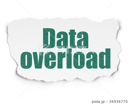 Data concept: Data Overload on Torn Paper Data concept: Data Overload on Torn Paper 36936770