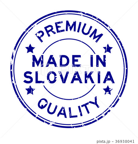 Grunge premium quality made in Slovakia stamp 36938041
