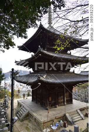 尾道　天寧寺　海雲塔（広島県尾道市） 36938220