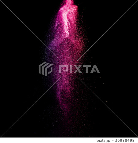 Freeze motion of multicolored particles on black Freeze motion of multicolored particles on black 36938498