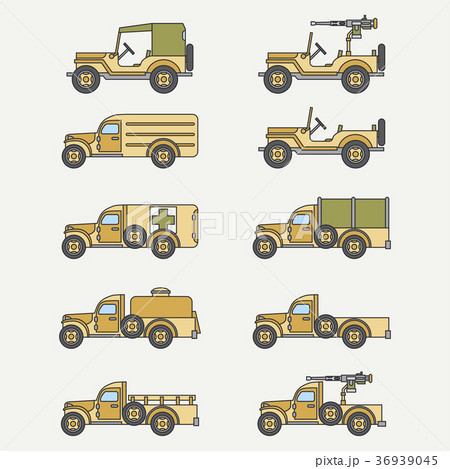 Line flat color vector icon set service staff open Line flat color vector icon set service staff open 36939045