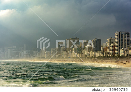 Dark clouds coming over Ipanema Dark clouds coming over Ipanema 36940756