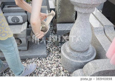 a visit to a grave 36940898