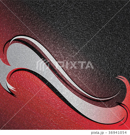 Red wave. Abstract background. 36941054