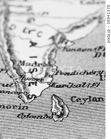 古地図　スリランカ 36941376