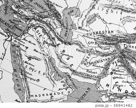 古地図　中東地域 36941482