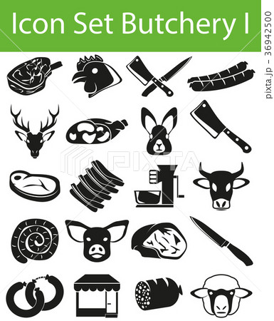 Icon Set Butchery I 36942500