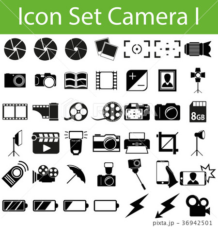 Icon Set Camera I Icon Set Camera I 36942501