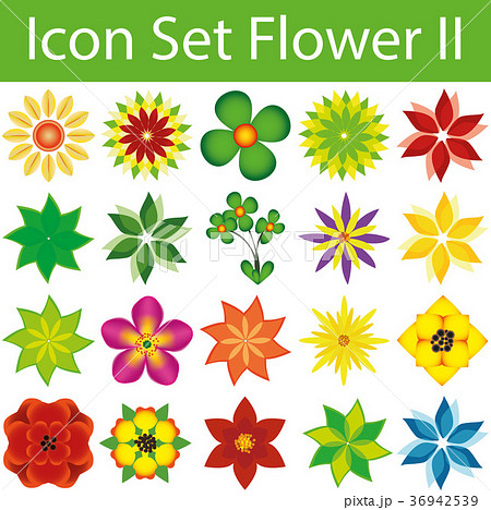 Icon Set Flower II 36942539