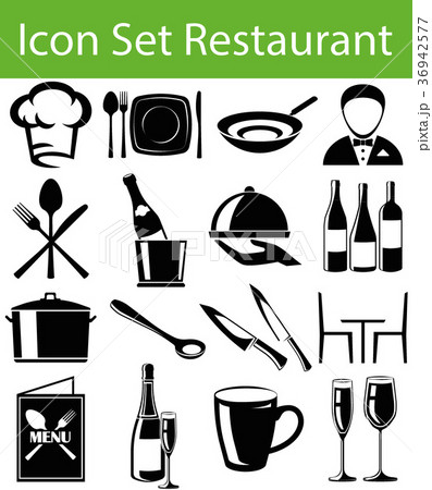 Icon Set Restaurant I 36942577