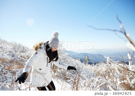 徳裕山 雪景色 屋外 36942925