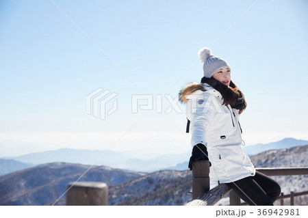 徳裕山 雪景色 屋外 36942981