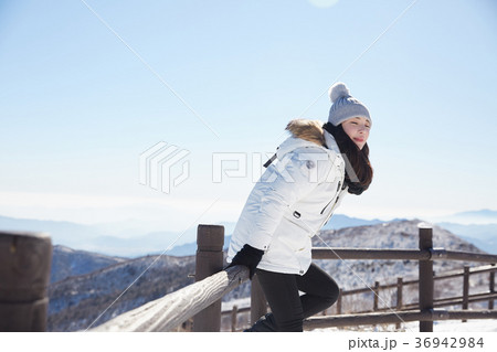 徳裕山 雪景色 屋外 36942984