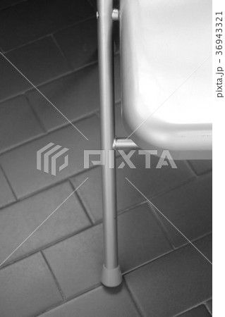 Silver yoga chair for stretching exercises 36943321