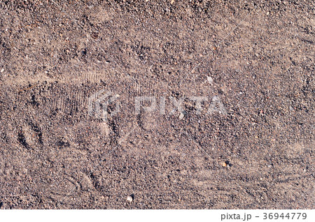 sandy path with boot tracks. background, texture. sandy path with boot tracks. background, texture. 36944779
